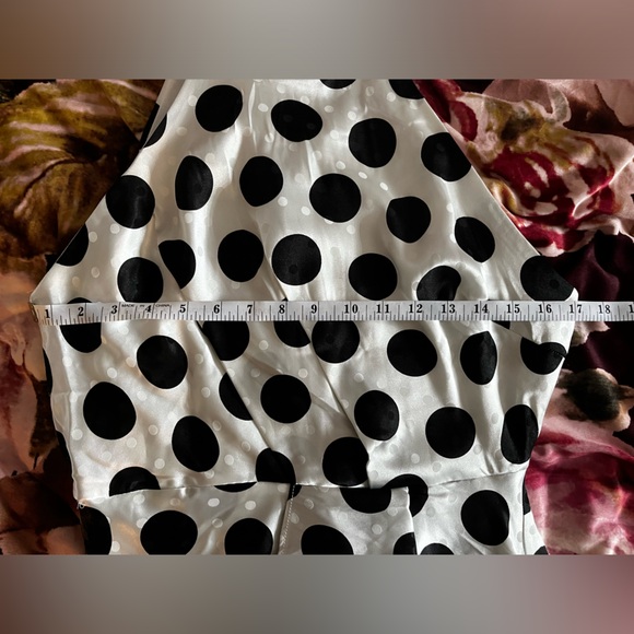 BNWT - LIPSY Polka Dot Halter High-Low Midi Dress - Picture 4 of 7